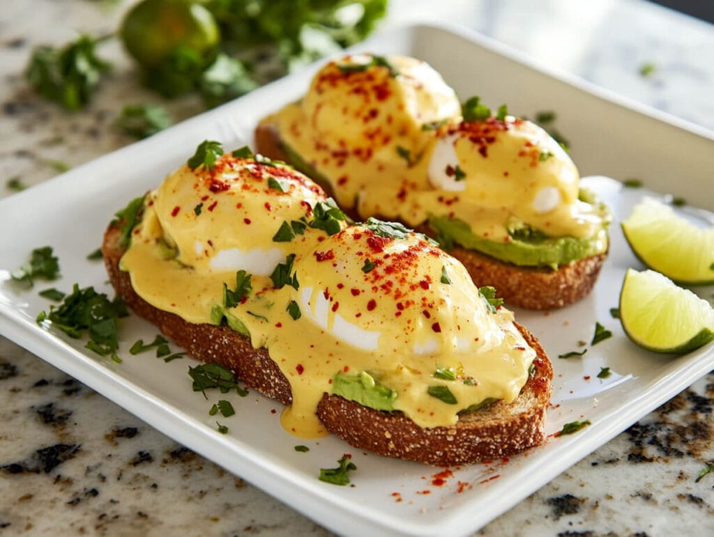 What are the three types of Eggs Benedict?