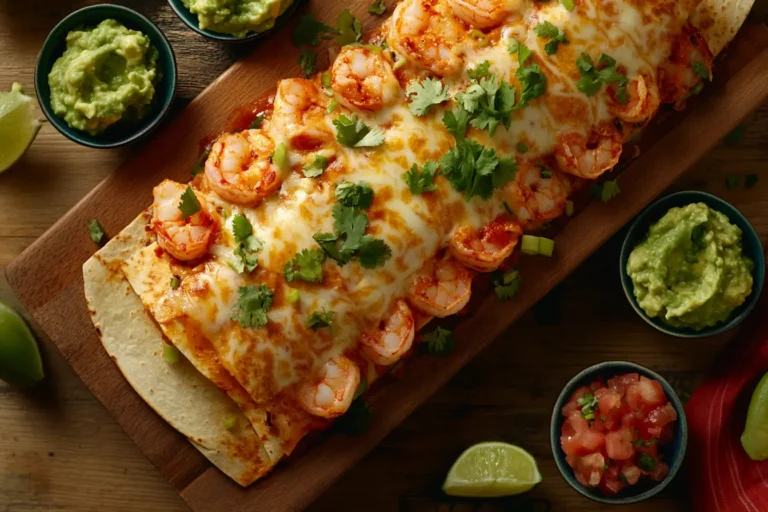 Featured Image Shrimp Quesadilla With Garnishes