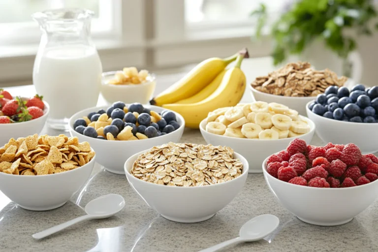 A Delicious Variety Of Breakfast Cereals